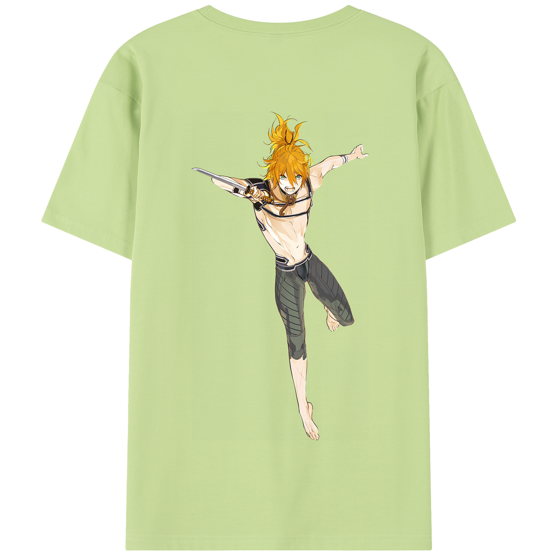（画像用） 刀剣乱舞 Touken Ranbu 綿100％半袖Tシャツ（背面プリント）